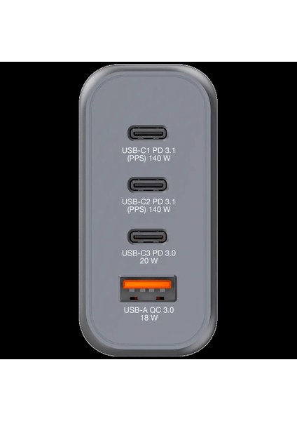 32203 - V GNC-140 Gan Charger 140W 3-Usb-C / 1-Usb-A Çıkışa Sahiptir fiyatları