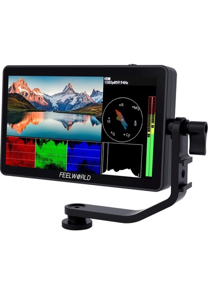 F6 Plus 6 Inç 3D Lut Kamera Alan Monitörü 1920X1080 Hd 4K HDMI
