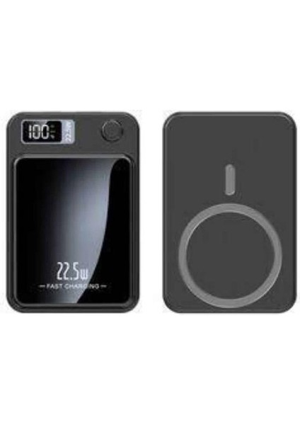 Resveq Magsafe Hızlı Şarj 10.000 Mah Wireless Şarj Powerbank Android ve Ios Uyumlu modelleri
