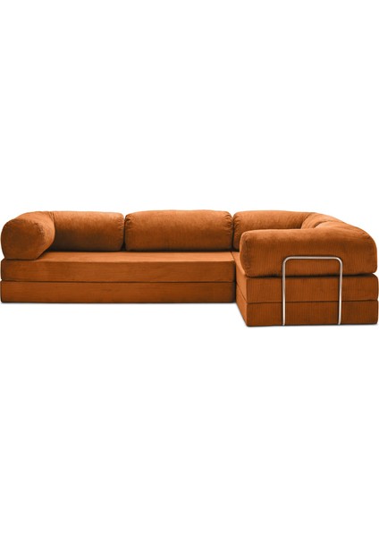 300X200 L Köşe Kanepe - Fitilli Kadife Yıkanır Silinir Pratik Yer Yatağı 50 Dns Bondex modelleri