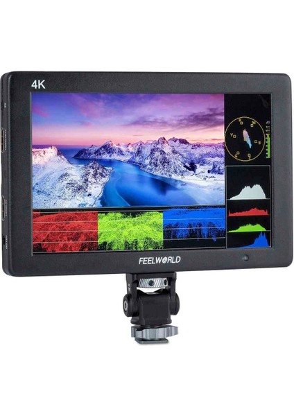 T7 Plus 7 Inç 3D Lut Kamera Alan Monitörü 1920X1200 4K HDMI