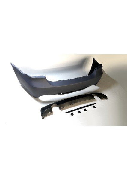 Bmw E90 - E90 Lci 06-12 M Tech Arka Tampon Seti Çift Çıkış