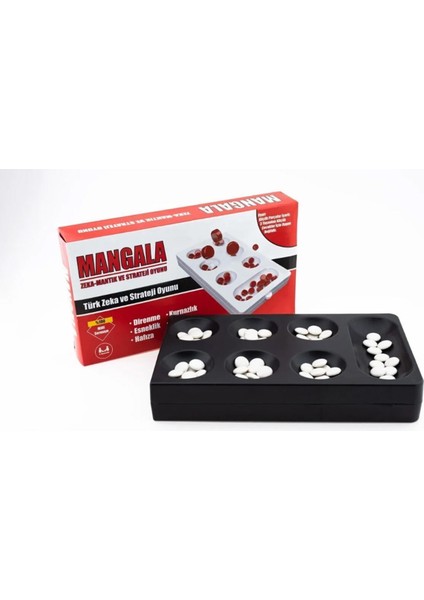 Mangala Strateji ve Akıl Oyunu 2 Kişilik Zeka Oyunları Çocuk Kutu Oyunları