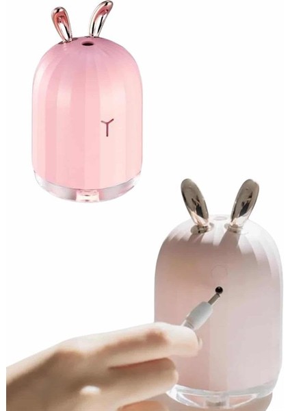 Resveq Aromaterapi Hava Nemlendirici Dekoratif USB Şarjlı Tavşan Nemlendirici