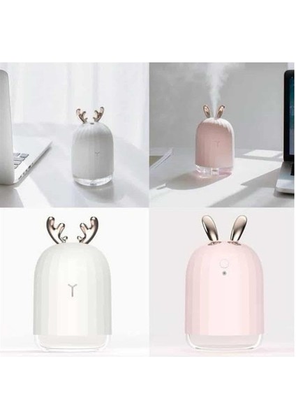 Resveq Aromaterapi Hava Nemlendirici Dekoratif USB Şarjlı Tavşan Nemlendirici modelleri