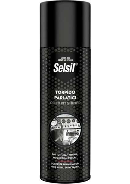 Selsil Çelik Kutu Torpido Parlatıcı Temizleyici Sprey 200 ml Tr 1'li Tehlikeli Değil
