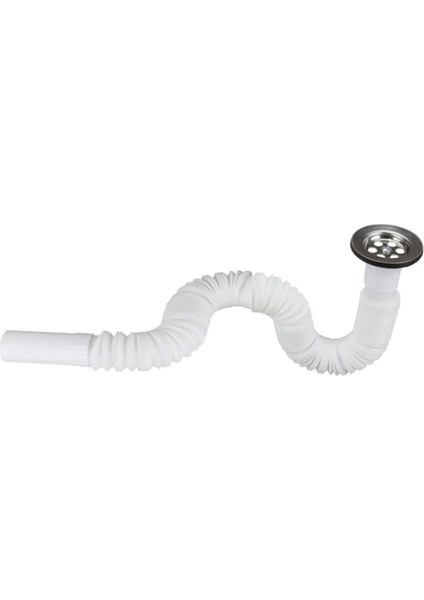 Körüklü Lavabo Sifonu Uzun KTX_2583*100 Lavabo Sifonu