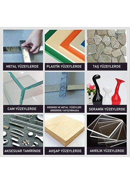 Rapidfix Mikser Uçlu Şeffaf Epoksi Kaynak Macun Tamir Yapıştırıcı Şırınga 30 gr 5 Dk Epoksiler fiyatları