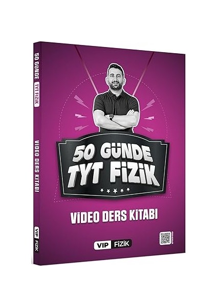 Vip Fizik 50 Günde Tyt Fizik Video Ders Kitabı + Yapışkanlı Not Kağıdı