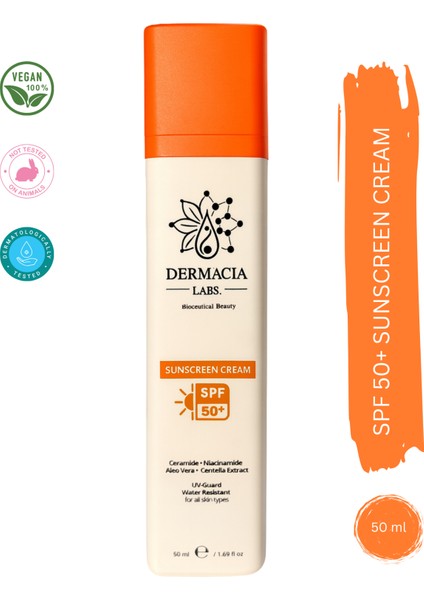 Spf 50+ Su Bazlı Yüksek Uv Korumalı Yüz Güneş Kremi 50 ml