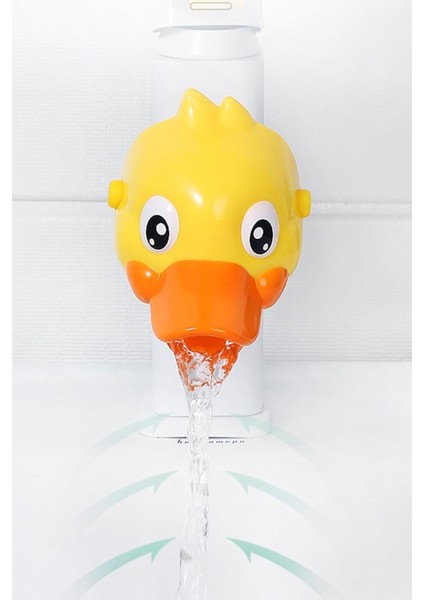 Musluk Uzatma Oyuncağı Ördekli Musluk Ucu Genişletici Aparat Su Tasarruflu Musluk Başlığı Batarya 2