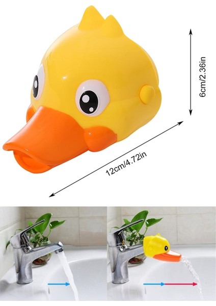 Musluk Uzatma Oyuncağı Ördekli Musluk Ucu Genişletici Aparat Su Tasarruflu Musluk Başlığı Batarya 2 indirimleri