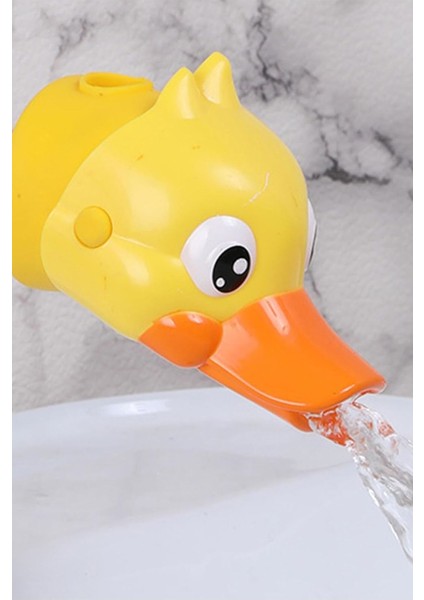 Musluk Uzatma Oyuncağı Ördekli Musluk Ucu Genişletici Aparat Su Tasarruflu Musluk Başlığı Batarya 2