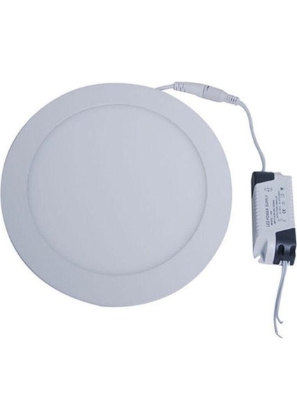 12W Sıva Altı Yuvarlak LED Panel Spot Beyaz Işık Driverli Iç Çapı 15CM Dış Çapı 17CM Beyaz Işık LED