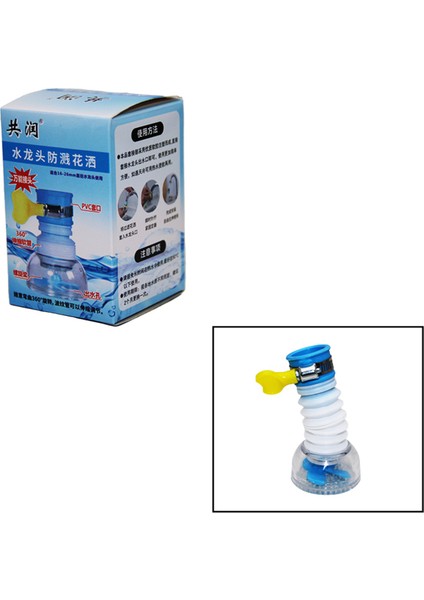 Pervaneli 360° Dönebilen Musluk Başı Perlatör 16-26MM (4401) Renkli 2 Yıl Kz