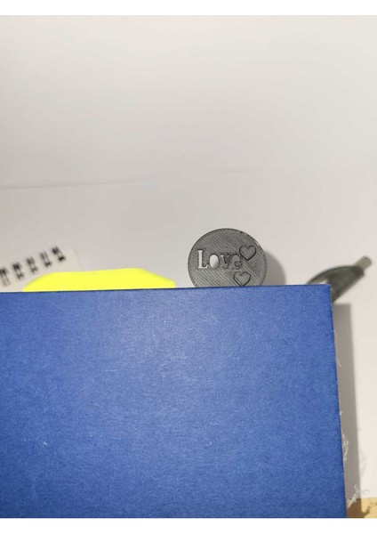 Love Bookmark & Keychain - Sevimli 3D Kalp Tasarımı (Özelleştirilebilir Tasarım) fırsatları