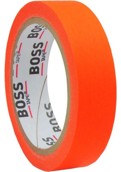 Turuncu Renkli Maskeleme Boya Bandı Kağıt Bant EN:12MM BOY:25MT Şerit Bant Tr modelleri