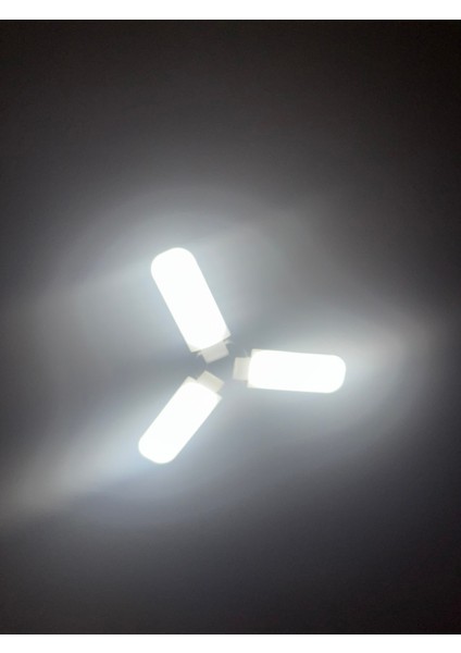 Pervane Katlanabilir Ayarlanabilir Beyaz LED Ampul E-27 Duy Pervane Ampul Tekli Cool White E27 LED A indirimleri