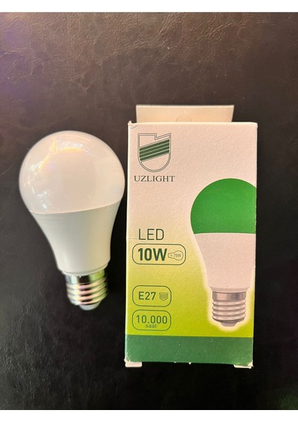 10 Watt Yeşil Işık 765 Lümen 220 Volt LED Ampul Tekli Cool White E27 LED Ampul 10 Watt Yok fiyatları