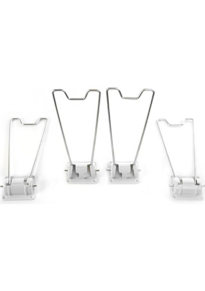 Kilitli Katlanır Yer Sofrası Laptop Masa Ayağı (4 Adet Vida Dahil) Beyaz 4'lü Masa Ayağı