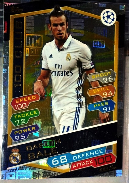 Gareth Bale 100CLUP Card