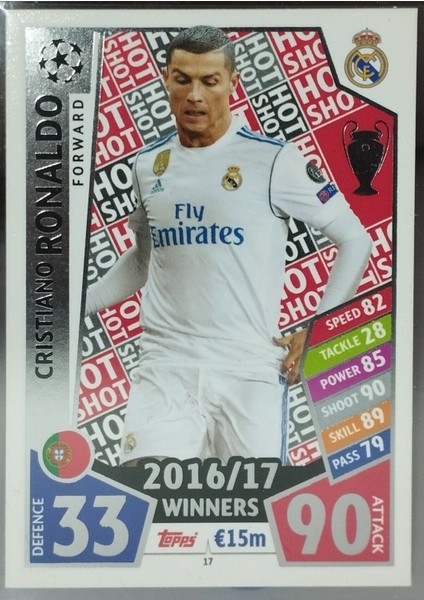 Cristiano Ronaldo Hot Shot 2015-16 Winners Kart
