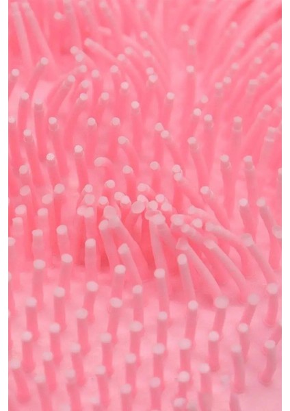 Pembe Vantuzlu Banyo Sırt Fırçası ve Masaj Matı Pembe Cn fırsatları