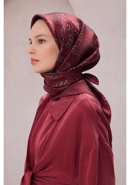 Saf Ipek Twill Eşarp 4207D01 88
