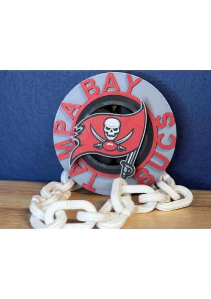Tampa Bay Buccaneers Spinner Zinciri (Özelleştirilebilir Tasarım)