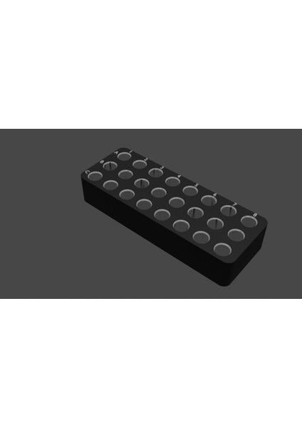 12MMX70MM Için 3x8 Harfli Facs Tüp Tutucu (Özelleştirilebilir Tasarım)