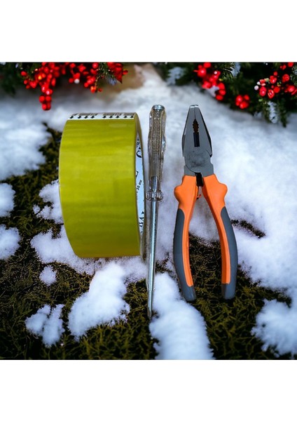 3 Lü Set 1 Adet Pense 1 Adet Kontrol Kalemi 1 Adet 100 Met Re Koli Bandı fırsatları