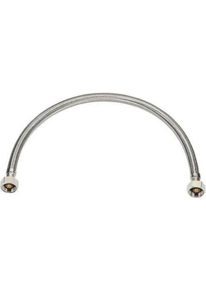 3/8*3/8 Paslanmaz Klozet Bağlantı Flex Hortum 70 cm (Dişi-Dişi)