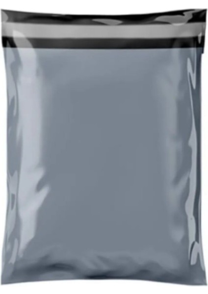 Global Ambalaj Kargo Poşeti Cepsiz 30X37X5 cm 1pk 100 Adet Gri 2 x 4 100'LÜ Kargo Poşeti