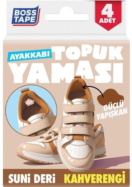 Ayakkabı Topuk Yaması Kendinden Yapışkanlı Ayakkabı Tamir Bandı Kahverengi Hızlı Yapıştırıcı Kahvere