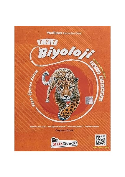 Kafadengi Tyt Biyoloji Soru Bankası - Temel ve Orta Düzey: Youtuber Hocadan Ders + Yapışkanlı Not Kağıdı