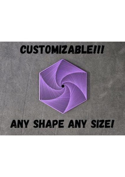 Özelleştirilebilir Fidget Şekilleri (Özelleştirilebilir Tasarım)