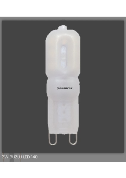3WATT Buzlu G9 Duylu 6500KELVIN Beyaz Işık 200LM A+ Enerji LED Kapsul Ampul Tekli Beyaz Işık G9 LED modelleri