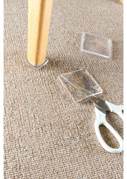 4 Adet Şeffaf Zemin Parke Koruyucu Kaydırmaz Ped Sandalye Mobilya ve Çamaşır Makinesi Kaydırmaz Ped fırsatları