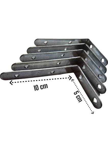 Dolap Sabitlemek Için 5 Adet 10 cm Dolap Sabitleme Aparatı (Vida ve Dübel Dahil Değil) Mobilya Bağla
