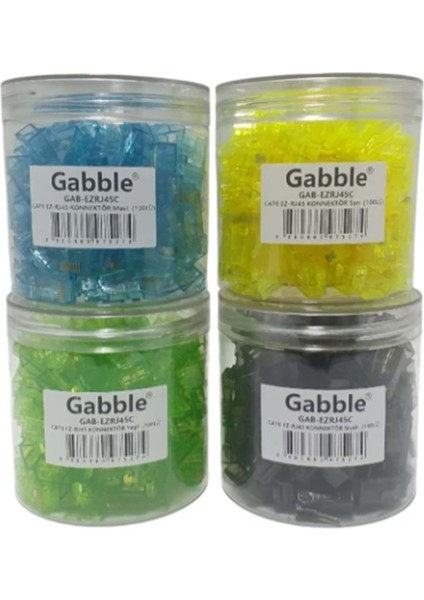 Renkli GAB-EZRJ45C EZ-RJ45 Siyah Delikli Yeni Nesil Konnektör fiyatları
