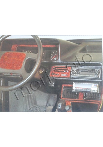 Fiat Şahin S Konsol-Torpido Kaplama 1988-1997 24 Parça Maun
