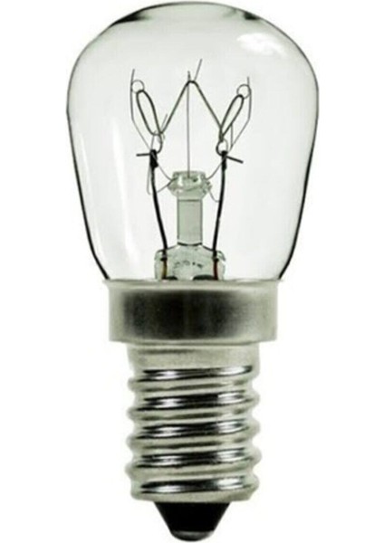 Sarı Işık 300 Derece Isıya Dayanıklı Fırın Ampul E14 Duy 15WATT Sarı Işık E14 Halogen Ampul 15 Watt