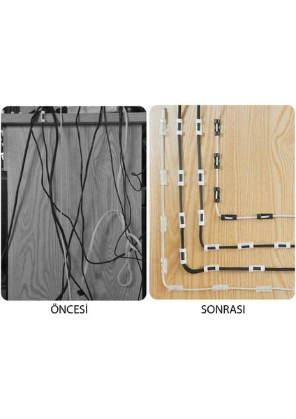 Kablo Sabitleyici Klipsler 60 Adet Kablo Düzenleyici Duvar Fayans Cam Kablo Tutucu Yapışkanlı Klips indirimleri