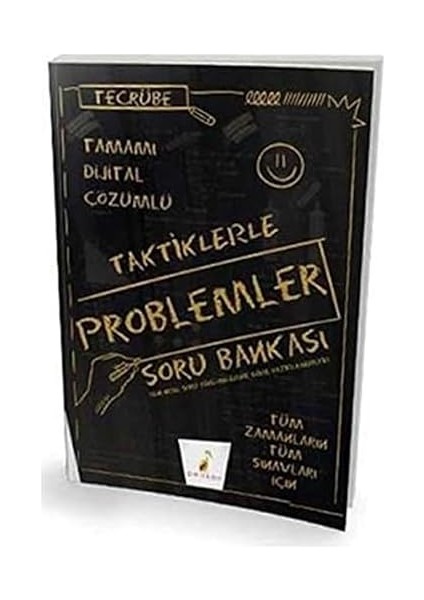 Pelikan Tecrübe Taktiklerle Problemler Tamamı Dijital Çözümlü Soru Bankası + Yapışkanlı Not Kağıdı