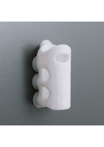 Osso Güçlü Vantuzlu Suya Dayanıklı Silikon Duş Başlığı Askı Tutucusu Duş Başlığı Beyaz Silikon