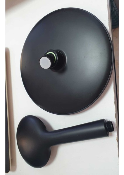 Süper Lüx Tepe ve El Duşu Seti 2 Li Set Siyah Tepe Duş Sistemleri Beyaz Plastik modelleri