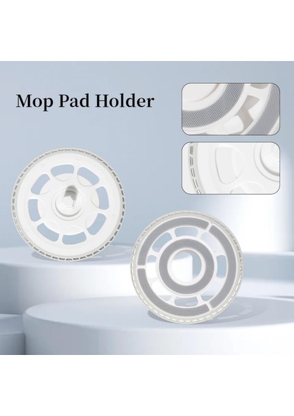 Roborock Qrevo Curv,qrevo C,qrevo L Uyumlu Mikrofiber Paspas,mop Tutucu Braket Yedek Seti-6 Parça modelleri