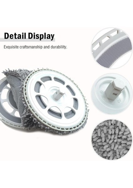 Roborock Qrevo Curv,qrevo C,qrevo L Uyumlu Mikrofiber Paspas,mop Tutucu Braket Yedek Seti-6 Parça