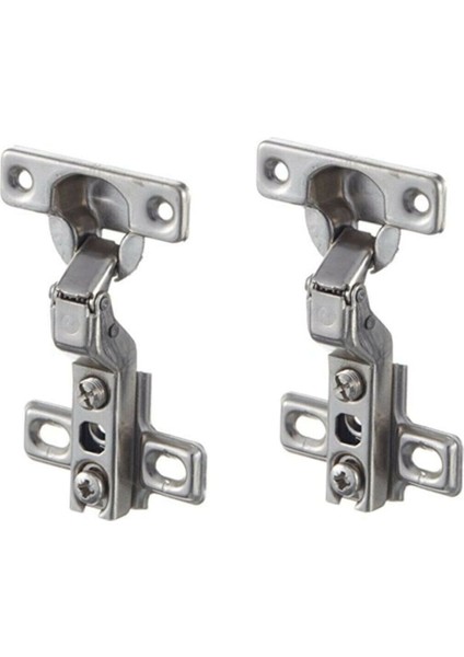 Dolap Kapağı Menteşesi Deveboynu Tas Menteşe Marka 2 Adet + Montaj Vidaları Tekli Dolap Kapak Menteş