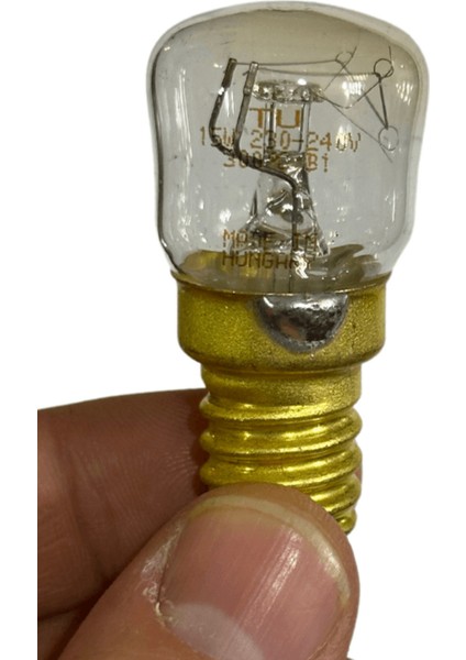 15W 300 Derece E14 Duylu Fırın Ampulü Tekli Sarı Işık E14 Halogen Ampul 0 - 250 Watt Var modelleri